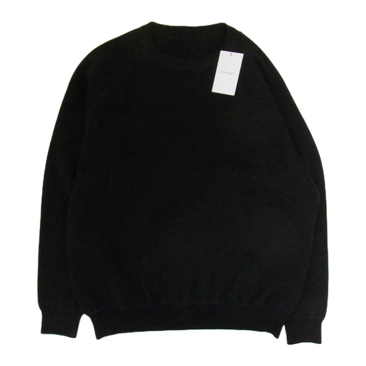 SOPHNET. ソフネット SOPH-232056 CASHMERE DOUBLE FACE CREWNECK KNIT カシミヤ ニット セーター クルーネック ブラック系 XL【極上美品】【中古】