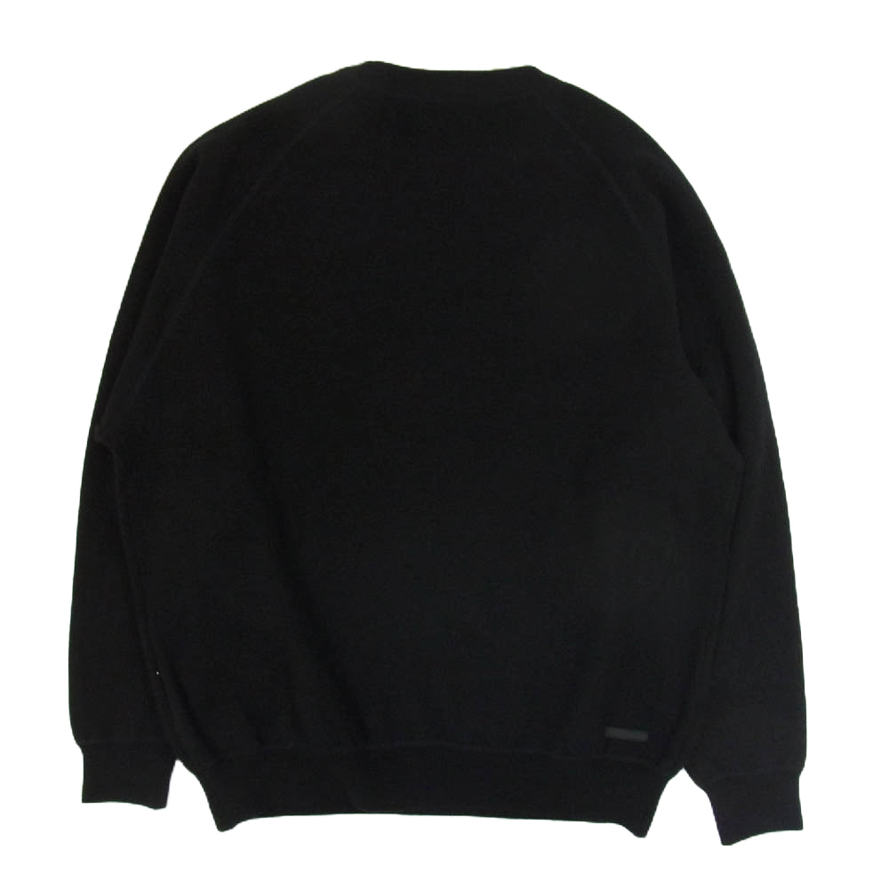 SOPHNET. ソフネット SOPH-232056 CASHMERE DOUBLE FACE CREWNECK KNIT カシミヤ ニット セーター クルーネック ブラック系 XL【極上美品】【中古】
