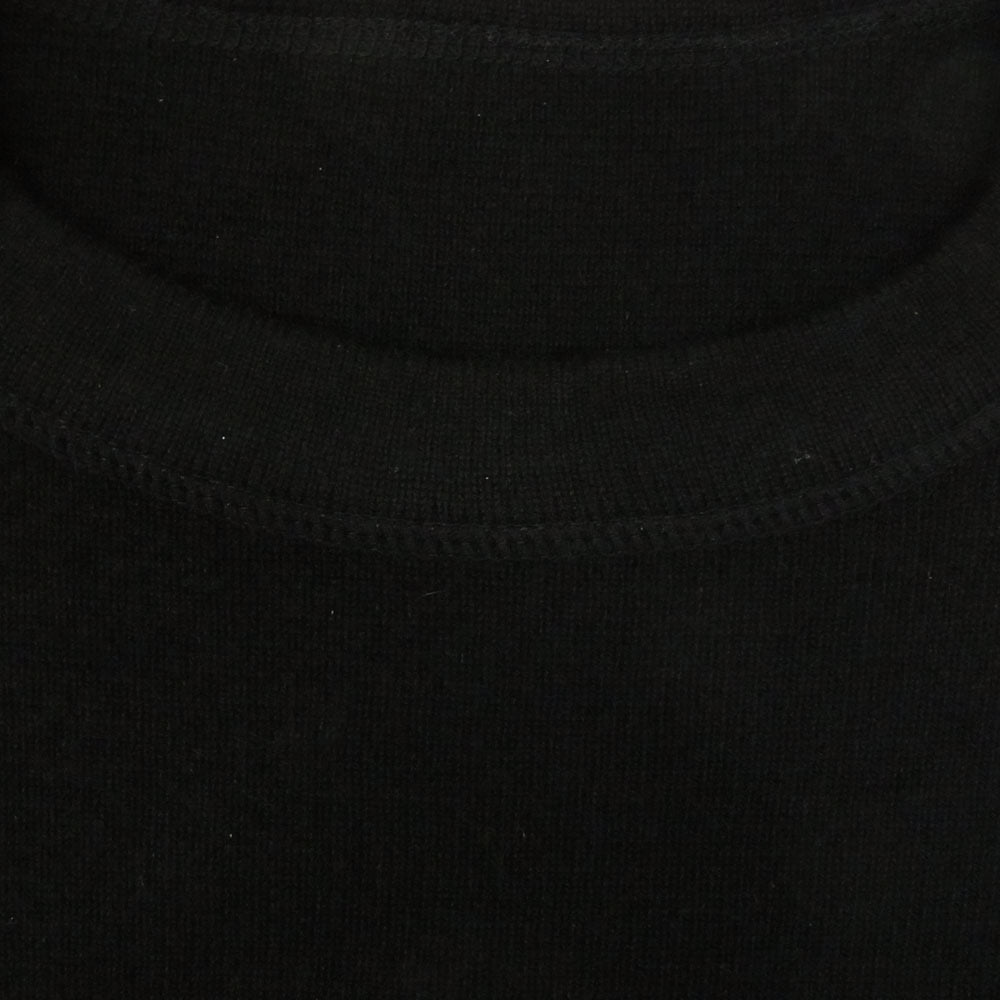 SOPHNET. ソフネット SOPH-232056 CASHMERE DOUBLE FACE CREWNECK KNIT カシミヤ ニット セーター クルーネック ブラック系 XL【極上美品】【中古】