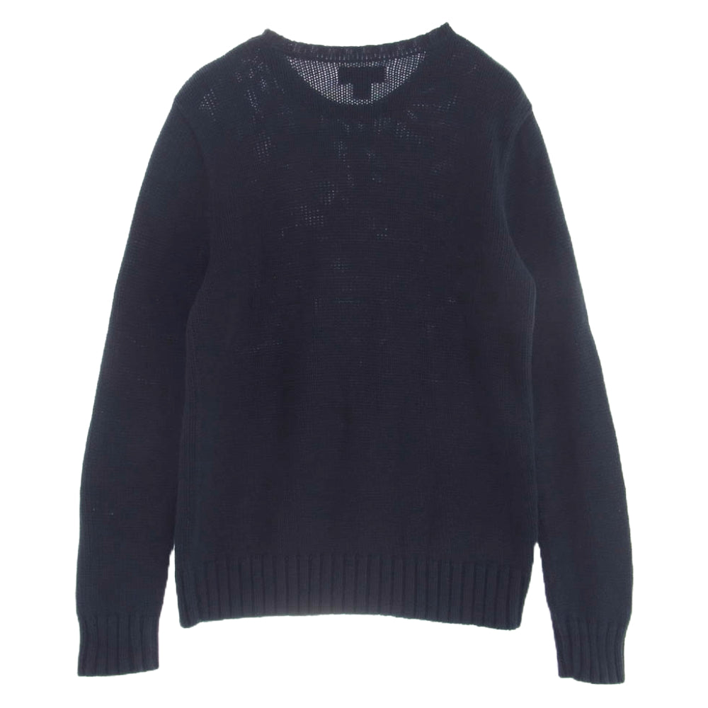 POLO RALPH LAUREN ポロ・ラルフローレン 星条旗 アメリカ国旗 フラッグ ニット セーター ネイビー系 XL【中古】