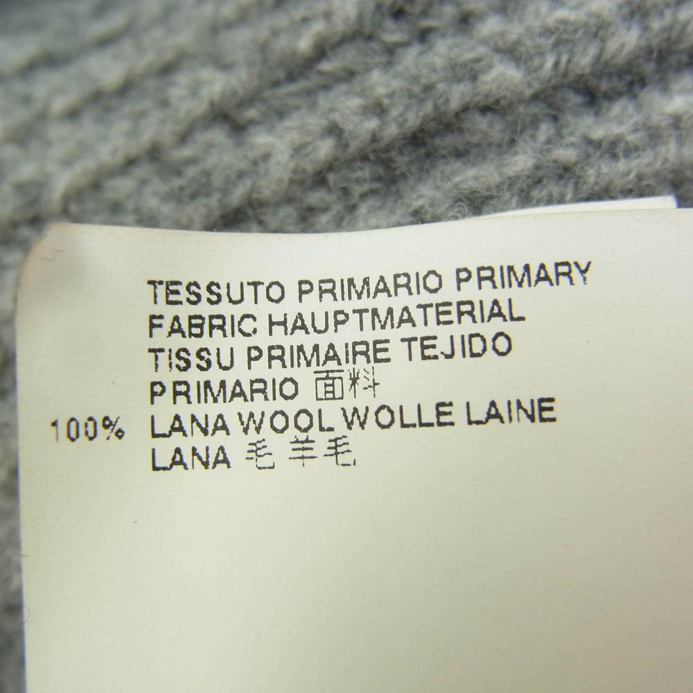 MAISON MARGIELA メゾンマルジェラ 14AW S31CT0780 S15045 1ライン オープンバック ニット ワンピース グレー系 S【中古】
