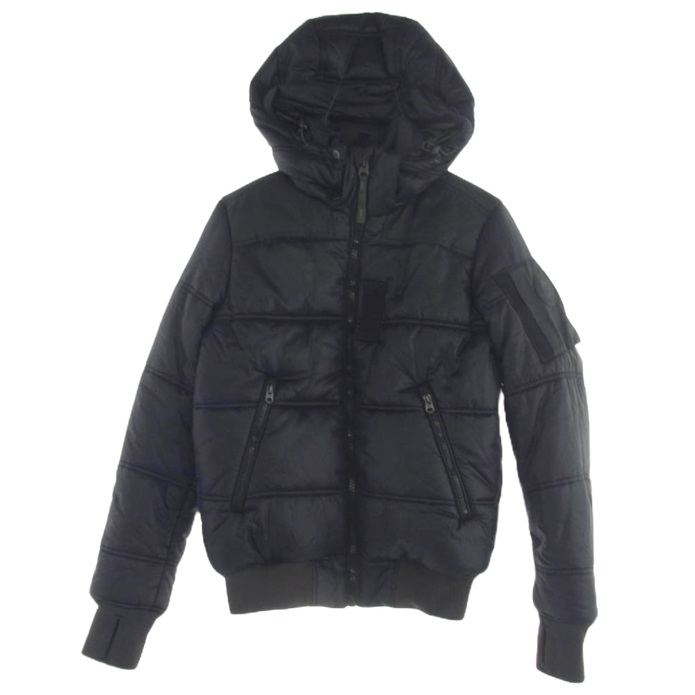 G-STAR ジースター Whistler Hooded Bomber ボンバー 中綿 ジャケット ブラック系 S【中古】