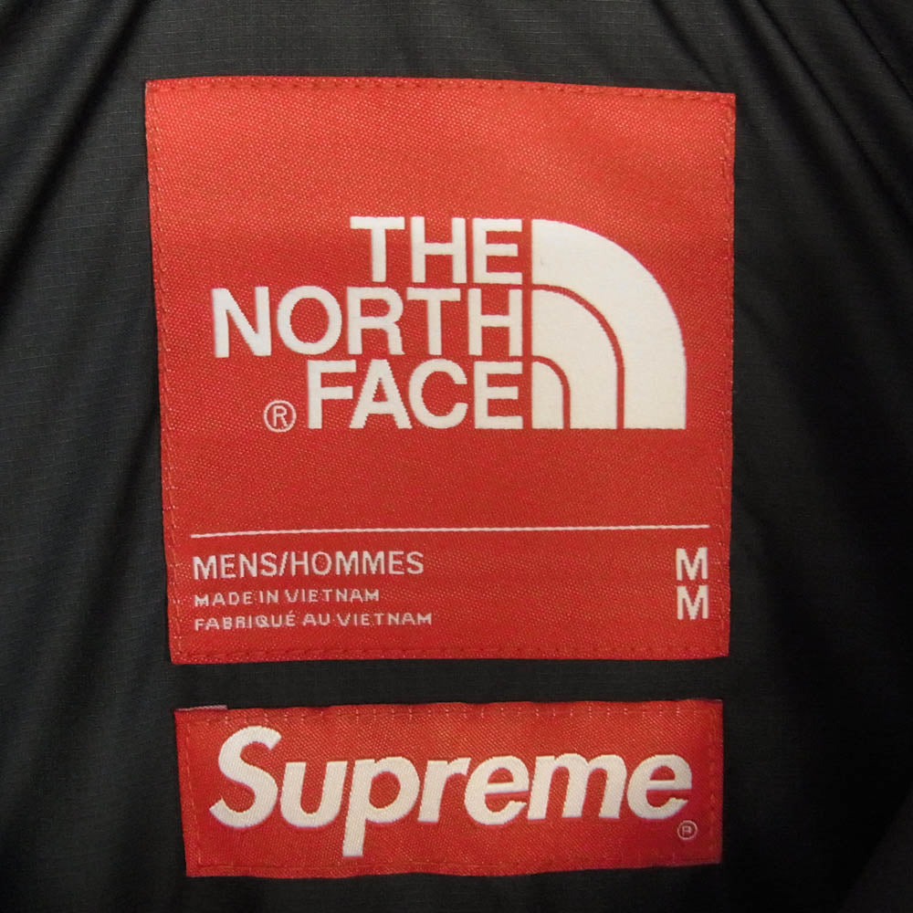 Supreme シュプリーム 22AW The North Face 800-Fill Half Zip Hooded Pullover ザノースフェイス 800 フィル ハーフ ジップ フーディー プルオーバー ダウン ジャケット M【中古】