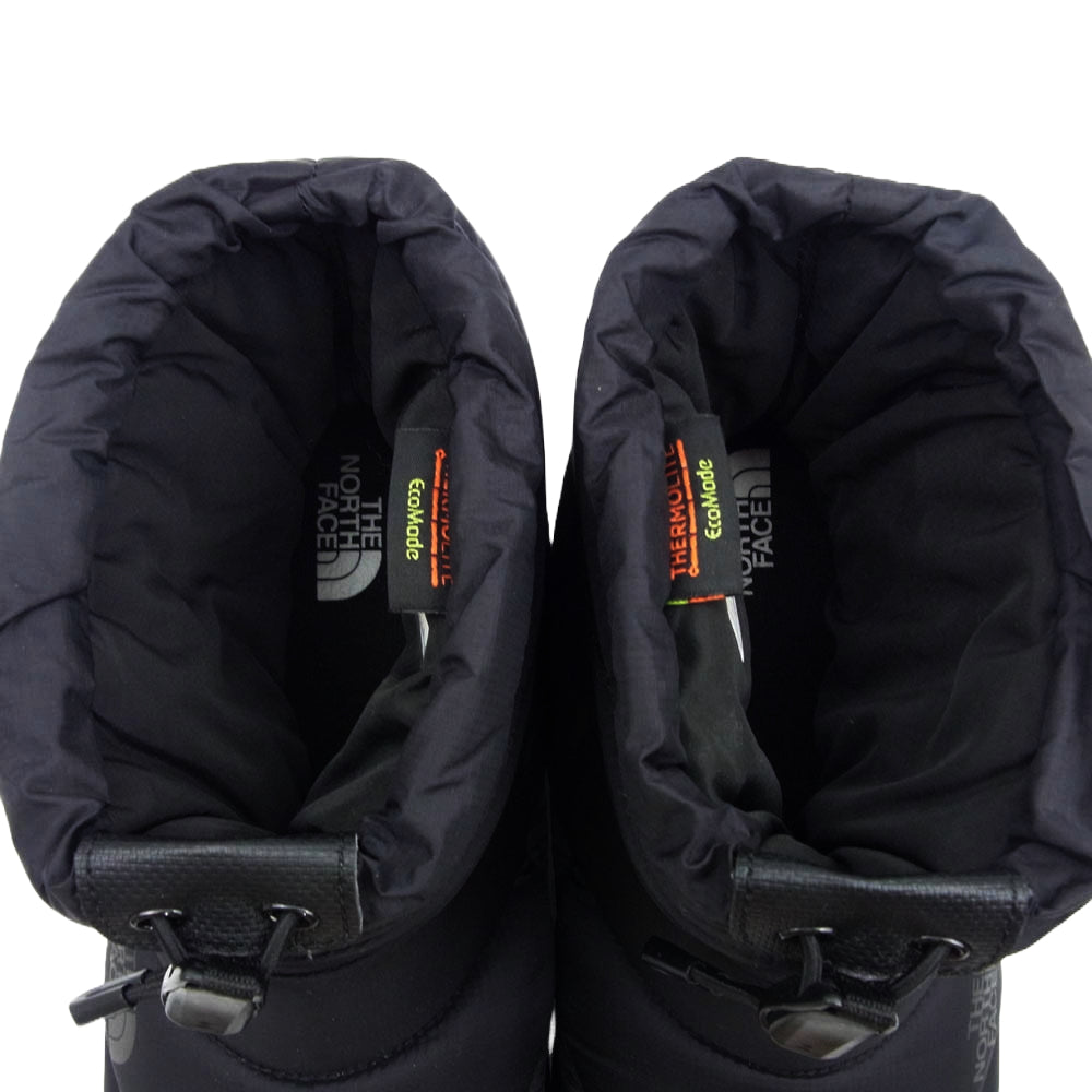 THE NORTH FACE ノースフェイス NF51874 Nuptse Bootie WP VI Short ヌプシ ブーティ ウォータープルーフ VI ショート ブーツ ブラック系 27cm【中古】