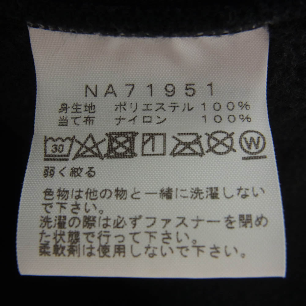 THE NORTH FACE ノースフェイス NA71951 Denali Jacket  デナリ ジャケット フリースジャケット ブラック系 L【美品】【中古】