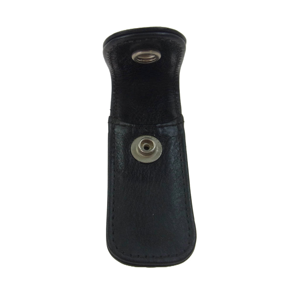 CHROME HEARTS クロムハーツ（原本無） CRS BALL TOOTHPUCK CASE トゥースピックケース 爪ようじ入れ レザー ポーチ ブラック系【中古】