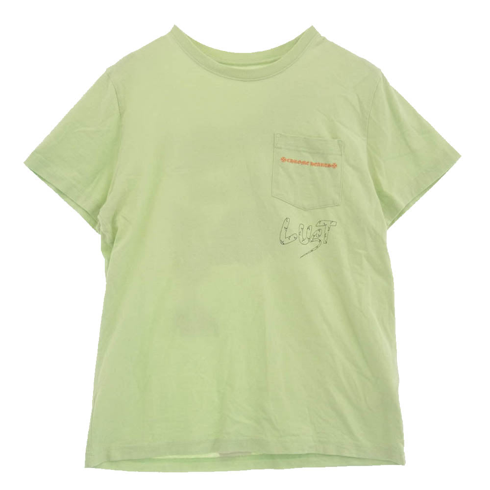 CHROME HEARTS クロムハーツ（原本無） MATTY BOY PPO SEAFORM GRN LS マッティボーイ バックプリント 半袖Tシャツ カットソー ライトグリーン系 M【中古】