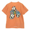 CHROME HEARTS クロムハーツ（原本無） MATTY BOY PRO LINK BUILD S/S TEE マッティボーイ バックプリント 半袖Tシャツ カットソー オレンジ系 L【中古】