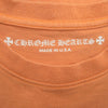 CHROME HEARTS クロムハーツ（原本無） MATTY BOY PRO LINK BUILD S/S TEE マッティボーイ バックプリント 半袖Tシャツ カットソー オレンジ系 L【中古】