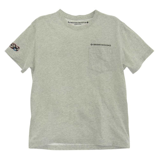 CHROME HEARTS クロムハーツ（原本無） MATTY BOY PPO BRAIN S/S TEE マッティボーイ ブレイン 半袖Tシャツ カットソー グレー系 M【中古】
