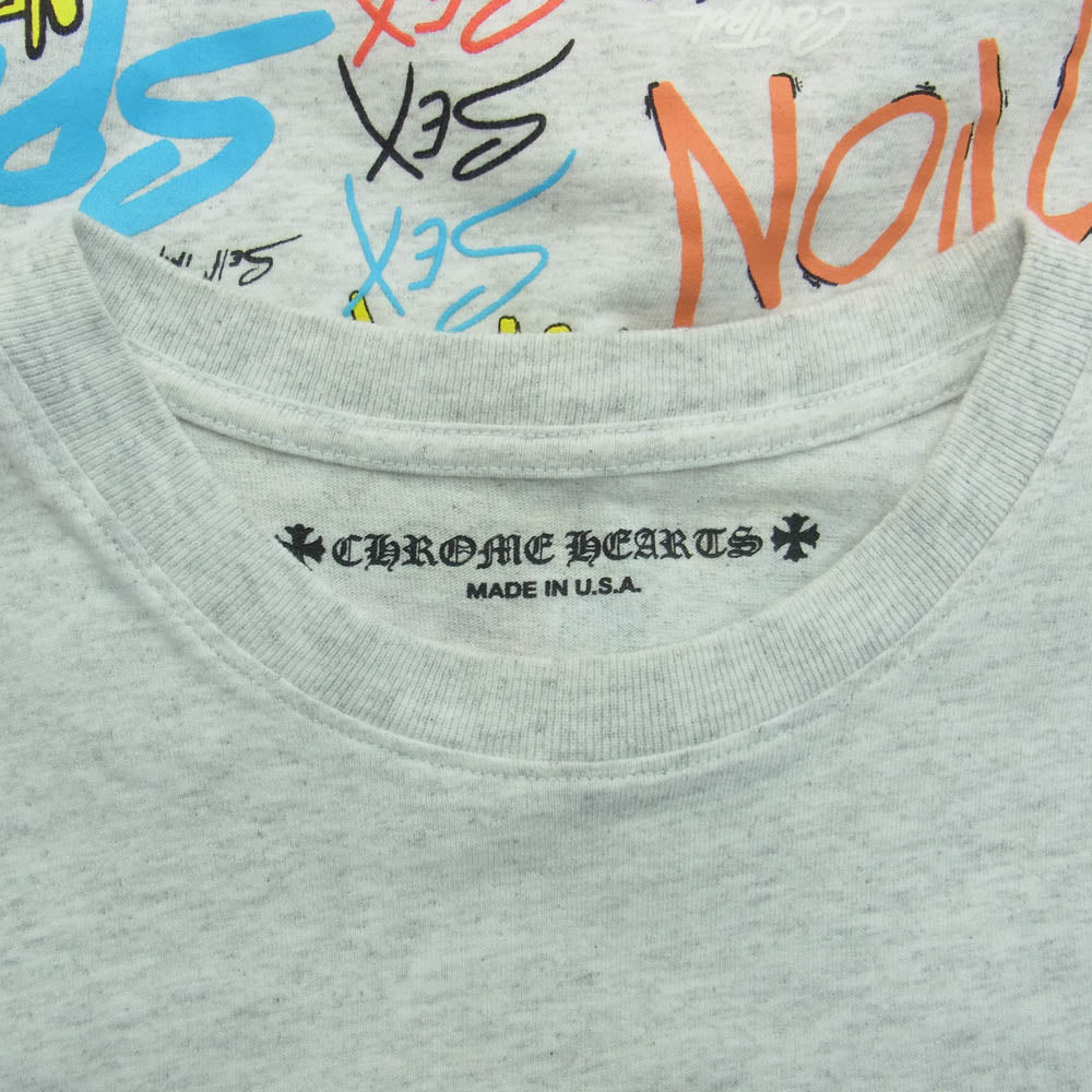 CHROME HEARTS クロムハーツ（原本無） MATTY BOY PPO BRAIN S/S TEE マッティボーイ ブレイン 半袖Tシャツ カットソー グレー系 M【中古】