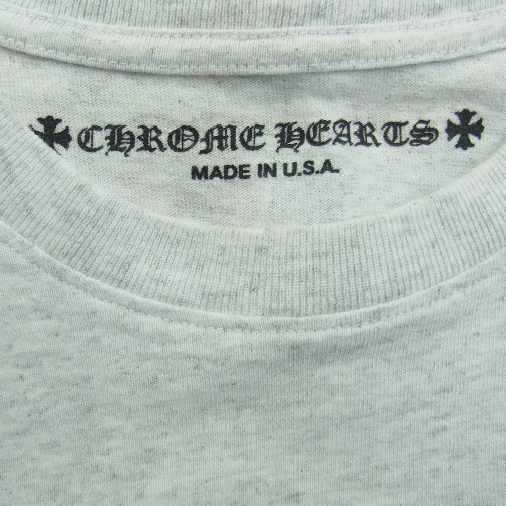 CHROME HEARTS クロムハーツ（原本無） MATTY BOY PPO BRAIN S/S TEE マッティボーイ ブレイン 半袖Tシャツ カットソー グレー系 M【中古】