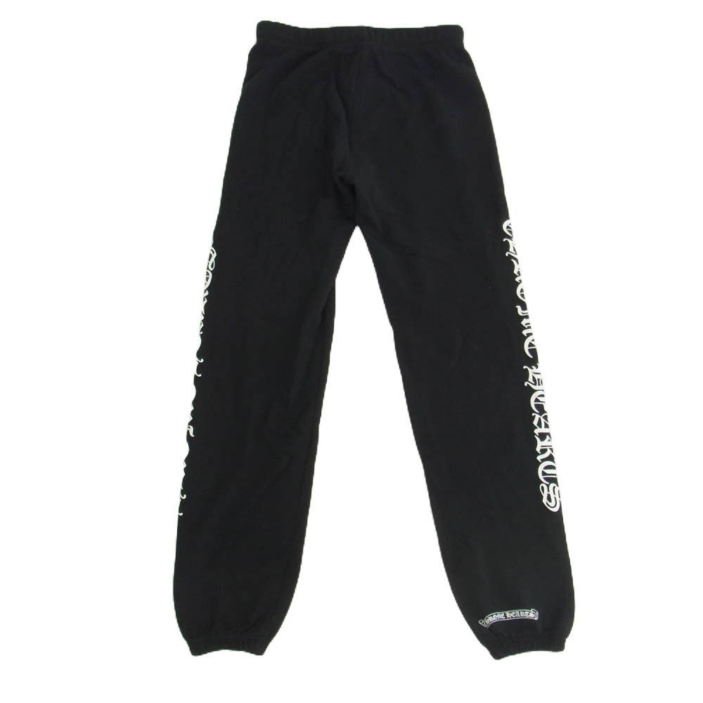 CHROME HEARTS クロムハーツ（原本無） サイドロゴ スウェットパンツ ブラック ブラック系 S【中古】