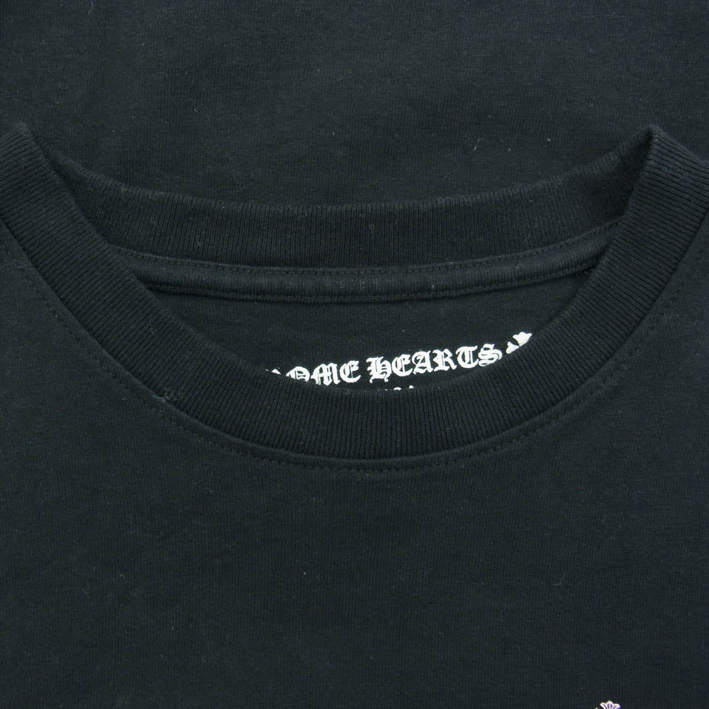 CHROME HEARTS クロムハーツ（原本無） MATTY BOY PPO Back Arch Logo USA Print Tee マッティボーイ USAバックプリント ロゴ ポケット付き 半袖 Tシャツ ブラック系 M【中古】