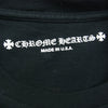 CHROME HEARTS クロムハーツ（原本無） MATTY BOY PPO Back Arch Logo USA Print Tee マッティボーイ USAバックプリント ロゴ ポケット付き 半袖 Tシャツ ブラック系 M【中古】