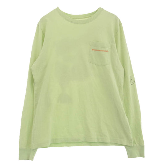 CHROME HEARTS クロムハーツ（原本無） MATTY BOY PPO SEAFORM GRN LS マッティボーイ バックプリント 長袖Tシャツ カットソー ライトグリーン系 M【中古】