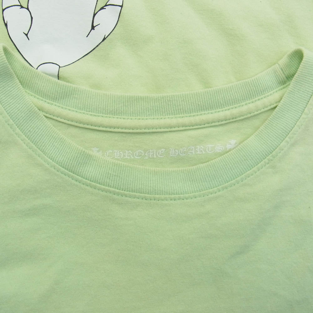CHROME HEARTS クロムハーツ（原本無） MATTY BOY PPO SEAFORM GRN LS マッティボーイ バックプリント 長袖Tシャツ カットソー ライトグリーン系 M【中古】