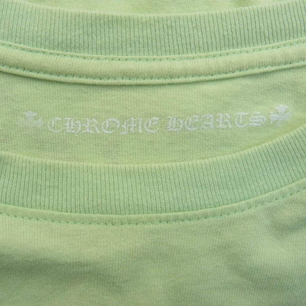 CHROME HEARTS クロムハーツ（原本無） MATTY BOY PPO SEAFORM GRN LS マッティボーイ バックプリント 長袖Tシャツ カットソー ライトグリーン系 M【中古】