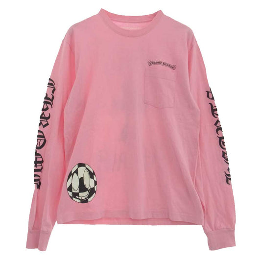 CHROME HEARTS クロムハーツ（原本無） MATTY BOY PPO VANITY AFFAIR T-SHRT マッティボーイ バックプリント 長袖Tシャツ カットソー ピンク系 M【中古】