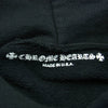 CHROME HEARTS クロムハーツ（原本無） HOODIE FLORAL CROSS フローラルクロス 袖プリント USAバックプリント ロゴ プルオーバー パーカー ブラック系 L【中古】