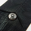 CHROME HEARTS クロムハーツ（原本無） TIE NEK SKNNY LTH CH PLUS レザー ネクタイ ブラック系【中古】