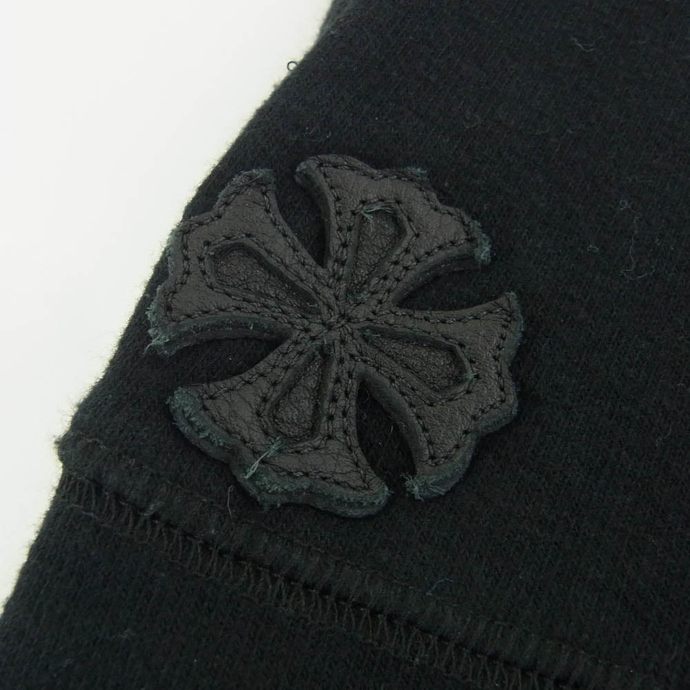 CHROME HEARTS クロムハーツ（原本無） Y NOT ダガージップ CHプラスパッチ スウェットパンツ ブラック系 L【中古】