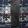 CHROME HEARTS クロムハーツ（原本無） LOOSEENDS LS CHECK CHプラス総柄 ルーズエンド クロスボタン クロスパッチ チェック フランネル 長袖シャツ ネイビー系 S【中古】