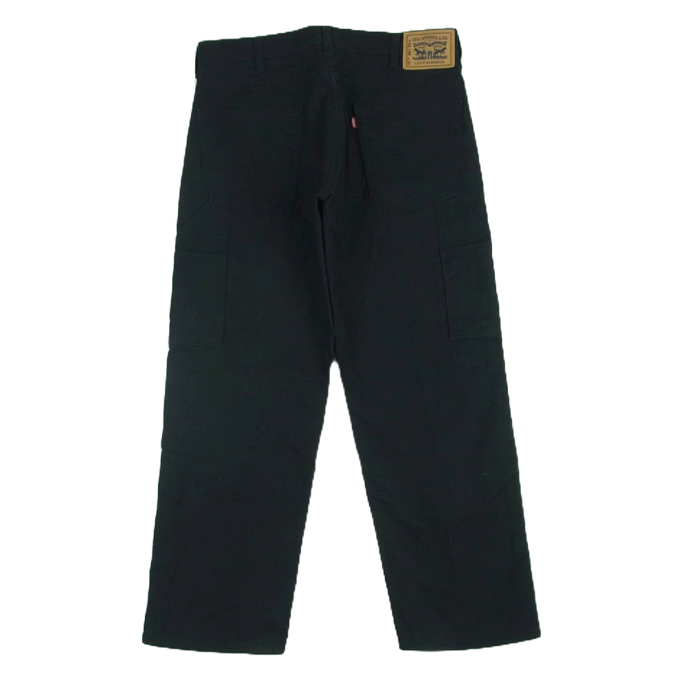 Levi's リーバイス 565 LEVI'S WORKWEAR double knee denimu pants ダブルニー デニム パンツ ブラック系 W34 L30【中古】