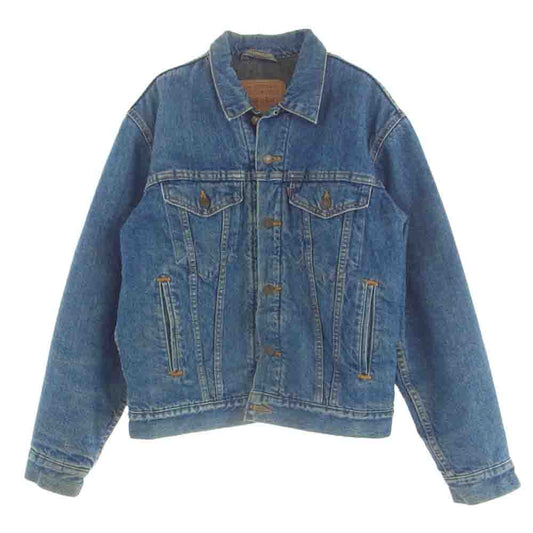 Levi's リーバイス 70506-0316 90's USA製 デニム ジャケット 裏地ブランケット 刻印527 インディゴブルー系 40【中古】
