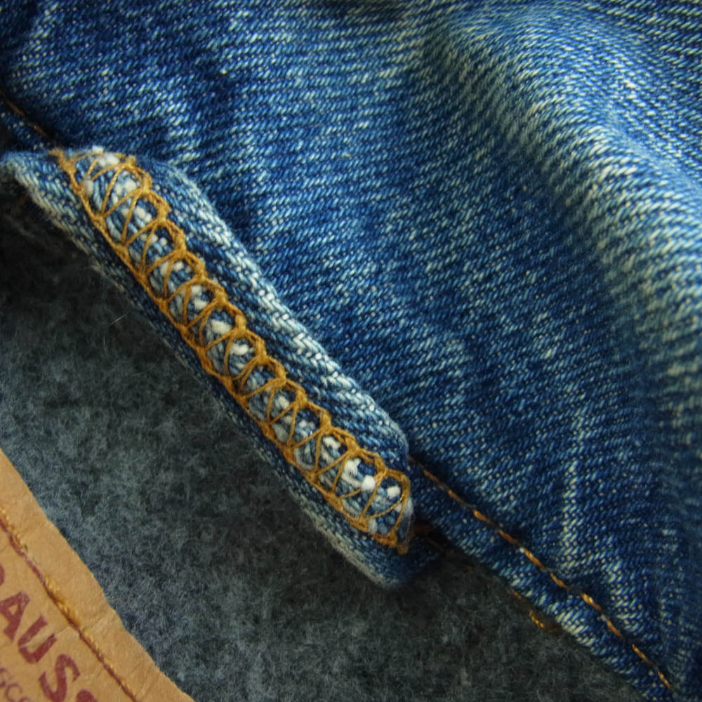 Levi's リーバイス 70506-0316 90's USA製 デニム ジャケット 裏地ブランケット 刻印527 インディゴブルー系 40【中古】