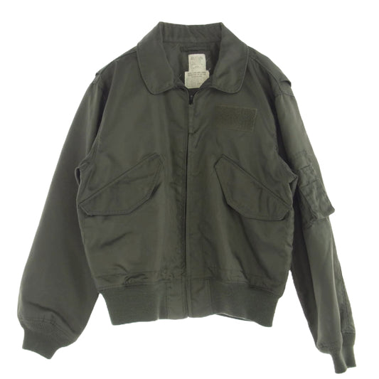 HOUSTON ヒューストン CWU-36/P フライト ジャケット カーキ系 L【中古】