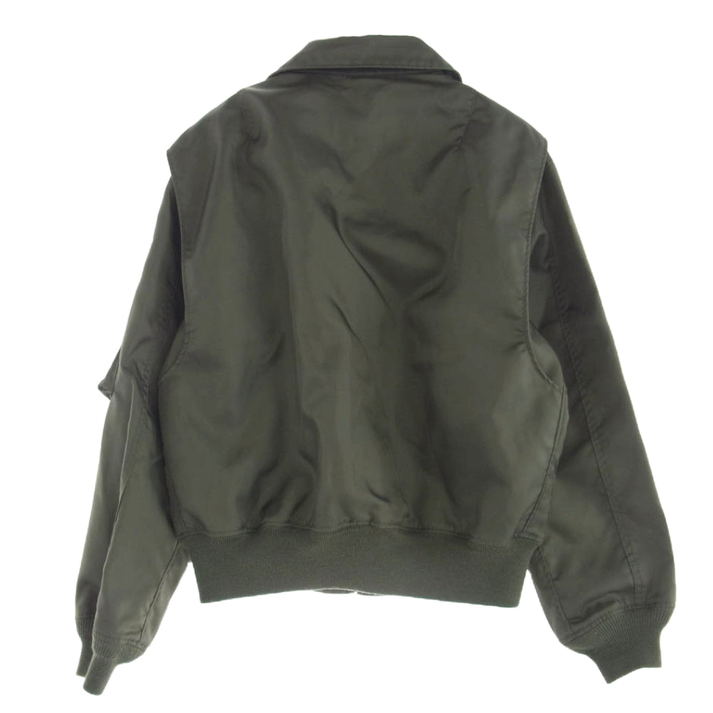 美品 ヒューストン フライトジャケット CPU-36/P オリーブ XL 美品 ヒューストン フライトジャケット CPU-36/P オリーブ XL
