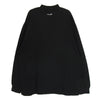 Yohji Yamamoto ヨウジヤマモト GroundY グラウンドワイ GI-T40-050-2 30 COTTON T-CLOTH HIGH NECK LONG SLEEVE CUT SEW コットン天竺 モックネック 長袖カットソー ブラック系 4【新古品】【未使用】【中古】