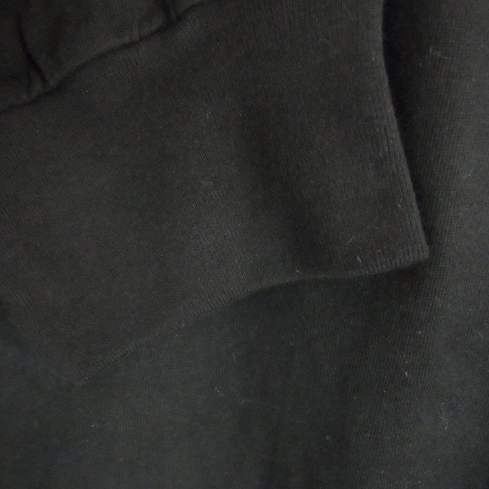 Yohji Yamamoto ヨウジヤマモト GroundY グラウンドワイ GI-T40-050-2 30 COTTON T-CLOTH HIGH NECK LONG SLEEVE CUT SEW コットン天竺 モックネック 長袖カットソー ブラック系 4【新古品】【未使用】【中古】