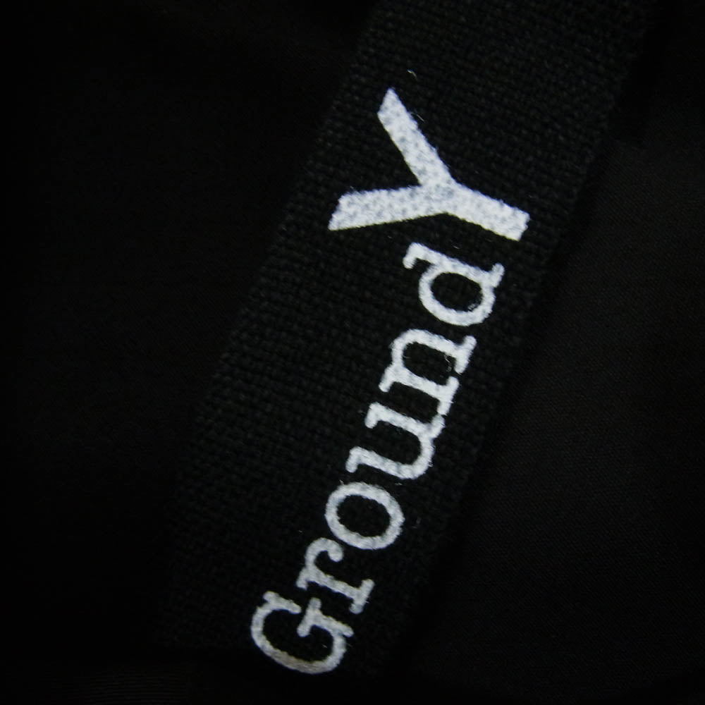 Yohji Yamamoto ヨウジヤマモト GroundY グラウンドワイ 24SS GS-B03-001-2 COTTON BROAD DUFFLE HOODED SHIRT コットン ブロード ダッフルフード シャツ ブラック系 03【新古品】【未使用】【中古】