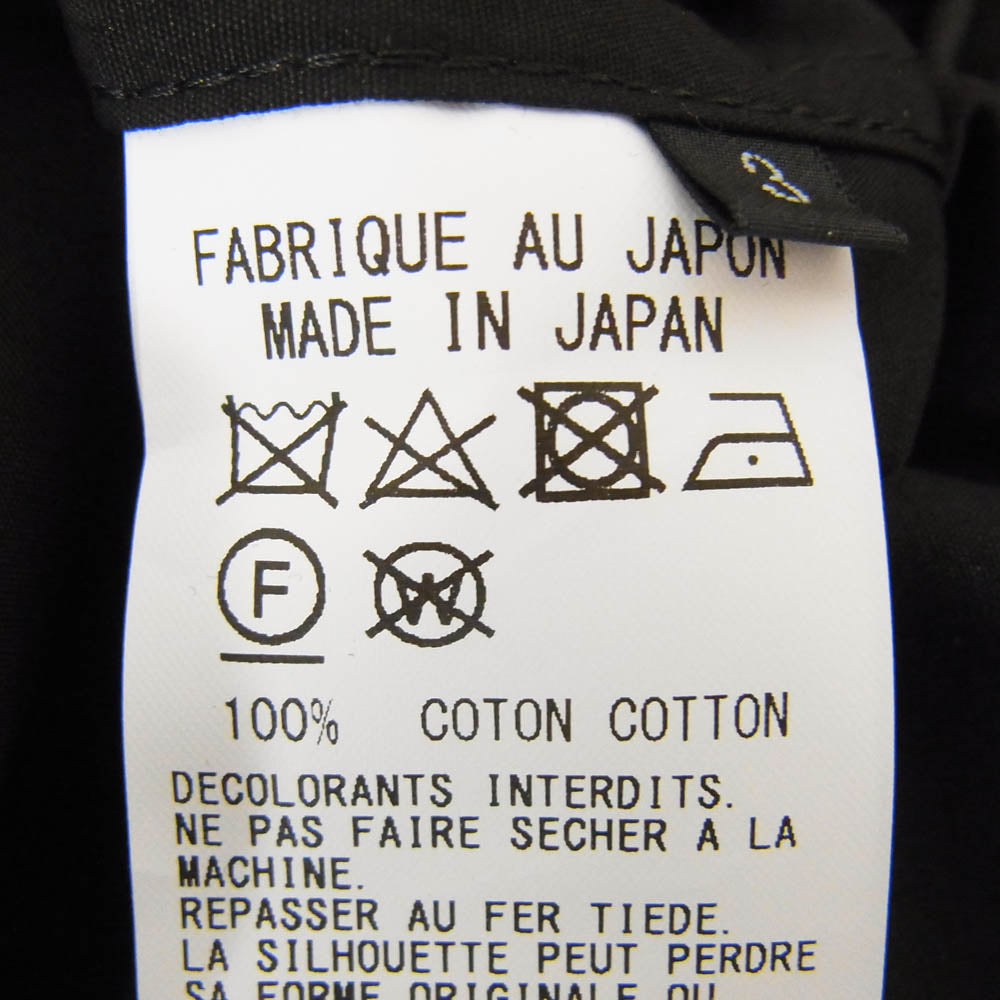 Yohji Yamamoto ヨウジヤマモト GroundY グラウンドワイ 24SS GS-B03-001-2 COTTON BROAD DUFFLE HOODED SHIRT コットン ブロード ダッフルフード シャツ ブラック系 03【新古品】【未使用】【中古】