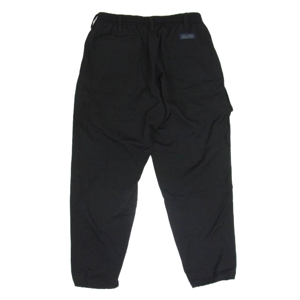 Yohji Yamamoto POUR HOMME ヨウジヤマモトプールオム HS-P02-140-1-03 REGULATION GABARDINE Z-RIB FLAP P PANTS ギャバジンリブ フラップ パンツ ブラック系 3【新古品】【未使用】【中古】