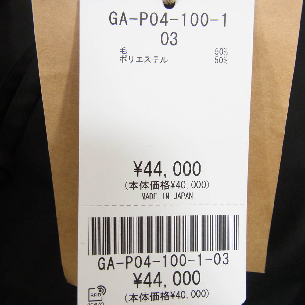 Yohji Yamamoto ヨウジヤマモト GroundY グラウンドワイ GA-P04-100-1 WOOL/POLYESTER GABARDINE BALLOON PANTS T/Wギャバジン バルーン パンツ ブラック系 3【新古品】【未使用】【中古】