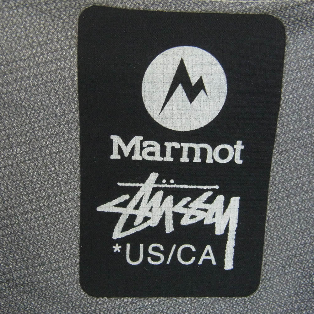STUSSY ステューシー M0JF1001ST × Marmot Storm Light Jacket マウンテンパーカー ナイロン ジャケット ブラック系 XL【中古】