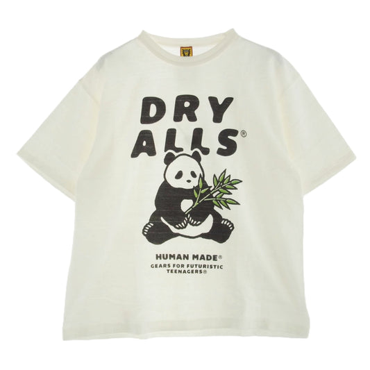 HUMAN MADE ヒューマンメイド HM17TE003WH5 アニマル プリント クルーネック 半袖 Tシャツ パンダ ホワイト系 2XL【新古品】【未使用】【中古】