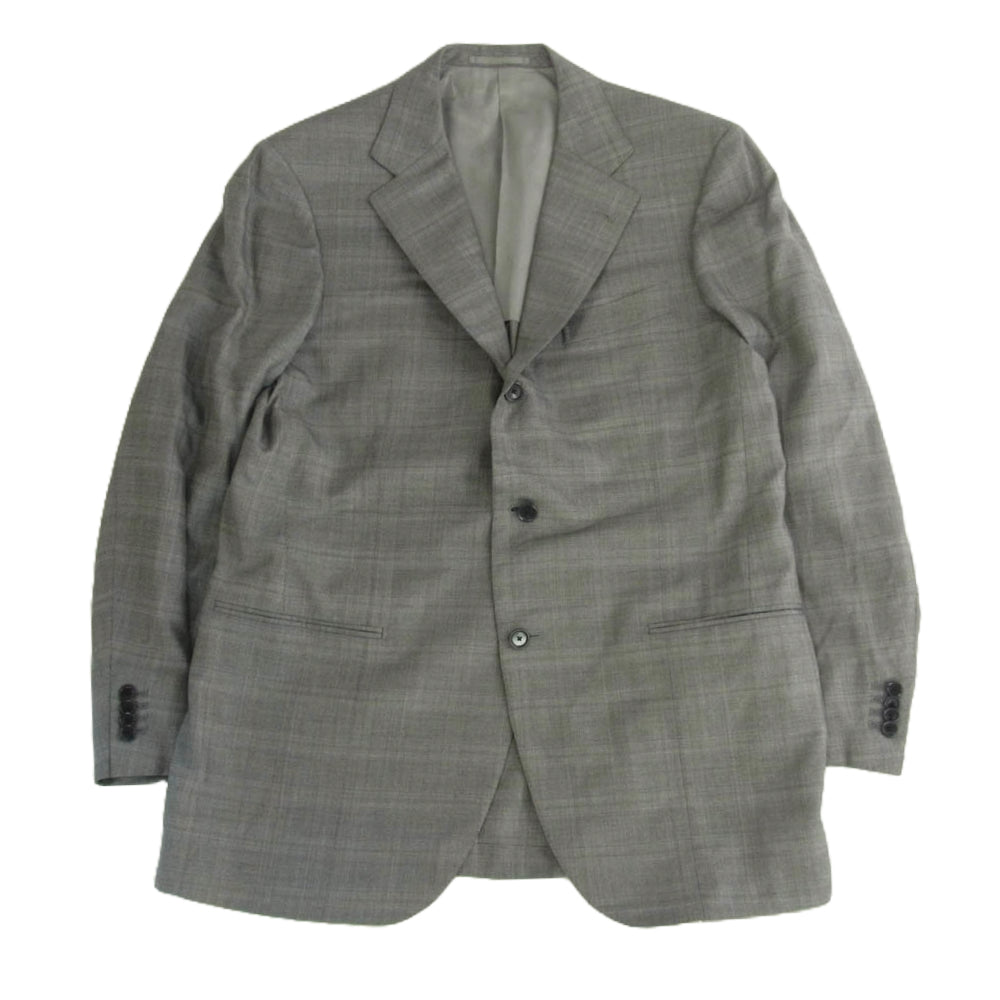 UNITED ARROWS ユナイテッドアローズ SOVEREIGN ソブリン チェック柄 セットアップ スーツ ジャケット パンツ グレー系 54【中古】
