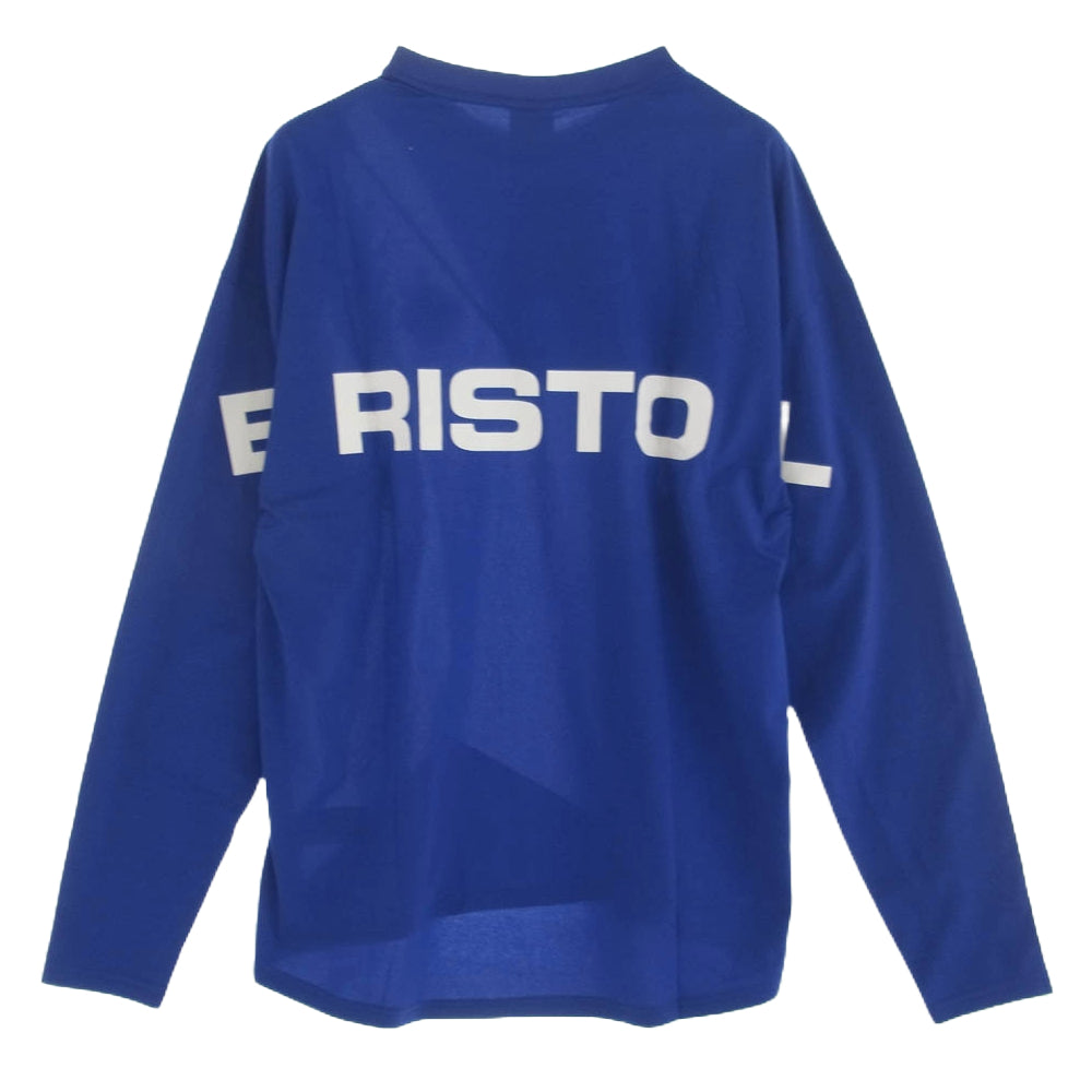 F.C.R.B. エフシーアールビー FCRB-180012 BIG STAR TRAINING TOP L/S トレーニング トップ ロングスリーブ シャツ 長袖 ブルー系 XL【新古品】【未使用】【中古】