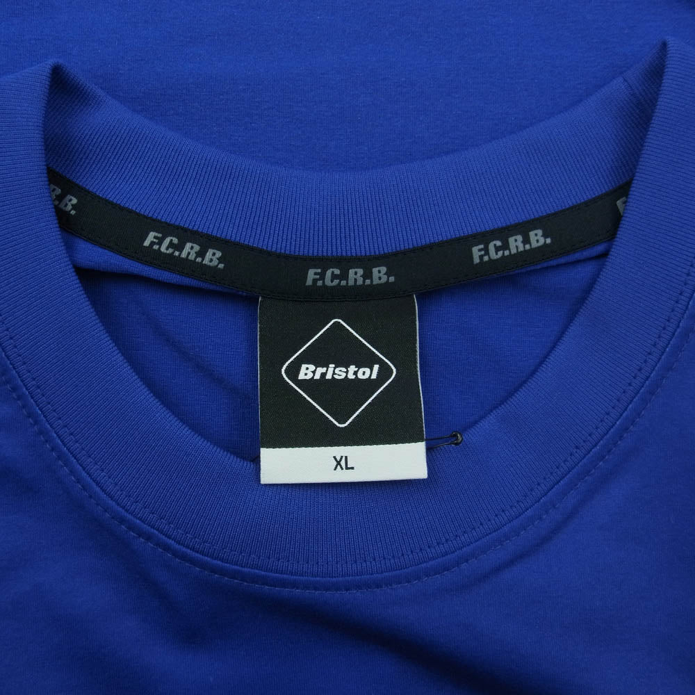 F.C.R.B. エフシーアールビー FCRB-180012 BIG STAR TRAINING TOP L/S トレーニング トップ ロングスリーブ シャツ 長袖 ブルー系 XL【新古品】【未使用】【中古】