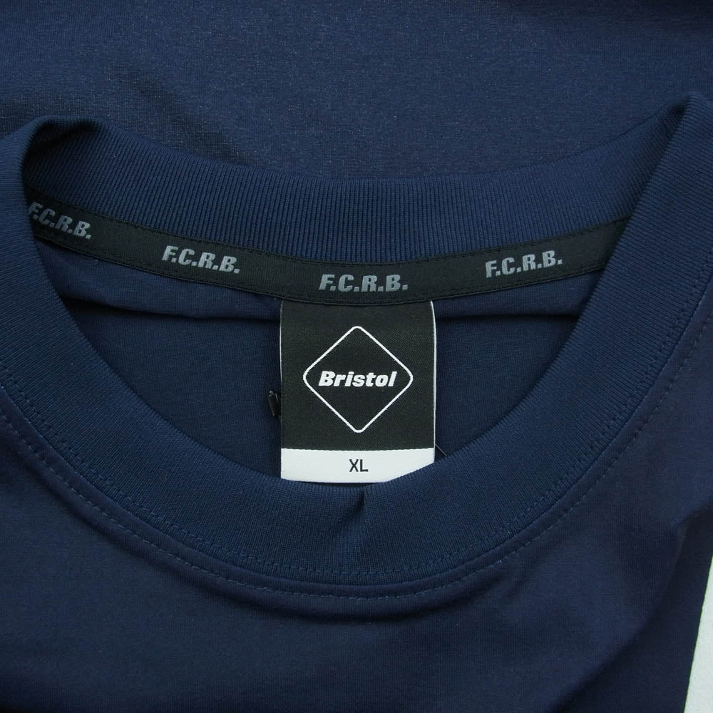 F.C.R.B. エフシーアールビー FCRB-180012 BIG STAR TRAINING TOP L/S トレーニング トップ ロングスリーブ シャツ 長袖 ネイビー系 XL【新古品】【未使用】【中古】