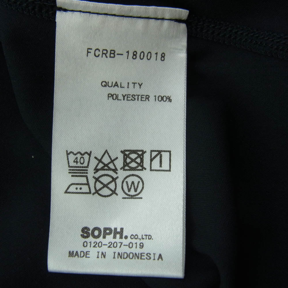 F.C.R.B. エフシーアールビー FCRB-180018 UNDER LAYER TOP アンダー レイヤー ロングスリーブ カットソー 長袖 ブラック系 XL【新古品】【未使用】【中古】