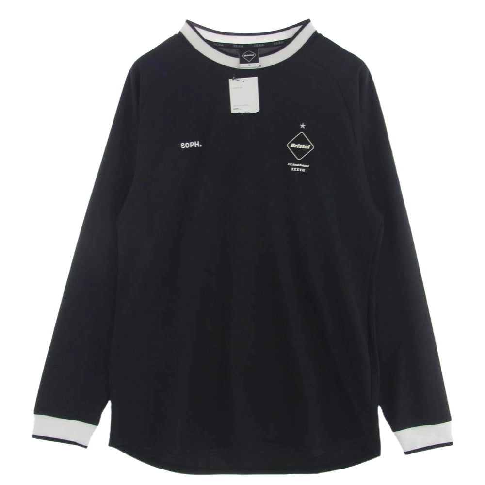 F.C.R.B. エフシーアールビー FCRB-178012 TRAINING TOP L/S トレーニング トップ ロングスリーブ シャツ 長袖 ブラック系 XL【新古品】【未使用】【中古】