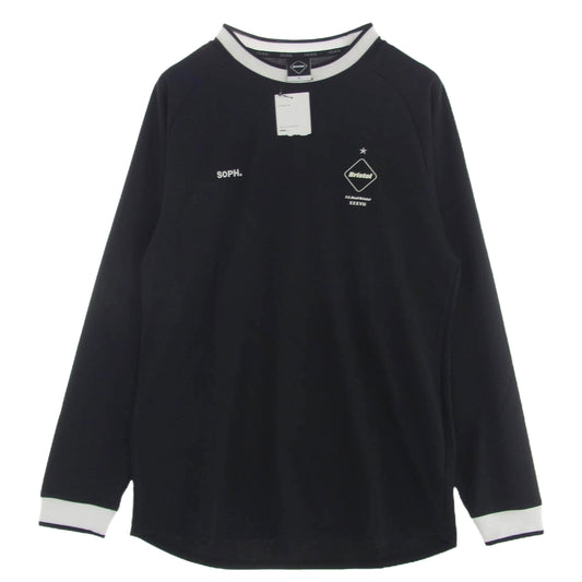 F.C.R.B. エフシーアールビー FCRB-178012 TRAINING TOP L/S トレーニング トップ ロングスリーブ シャツ 長袖 ブラック系 XL【新古品】【未使用】【中古】