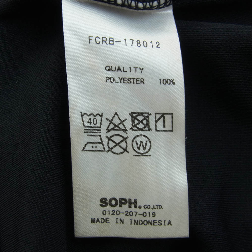 F.C.R.B. エフシーアールビー FCRB-178012 TRAINING TOP L/S トレーニング トップ ロングスリーブ シャツ 長袖 ブラック系 XL【新古品】【未使用】【中古】