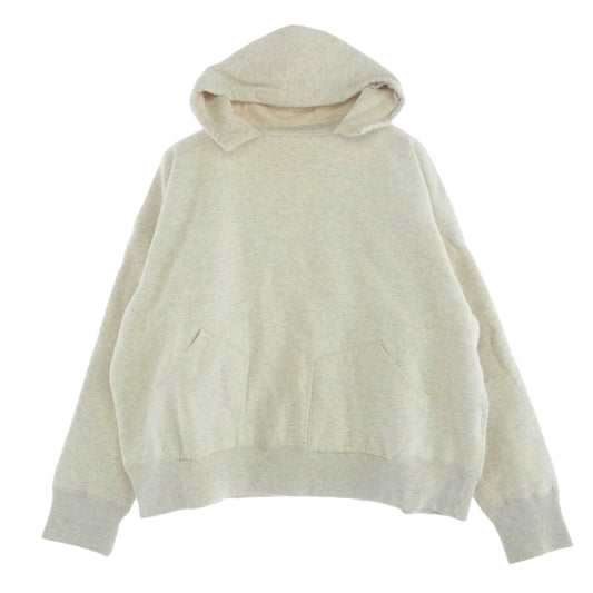 A BATHING APE アベイシングエイプ C-OY3824 90's 後ろ付 ダブルフェイス プルオーバー パーカー グレー系 L【中古】