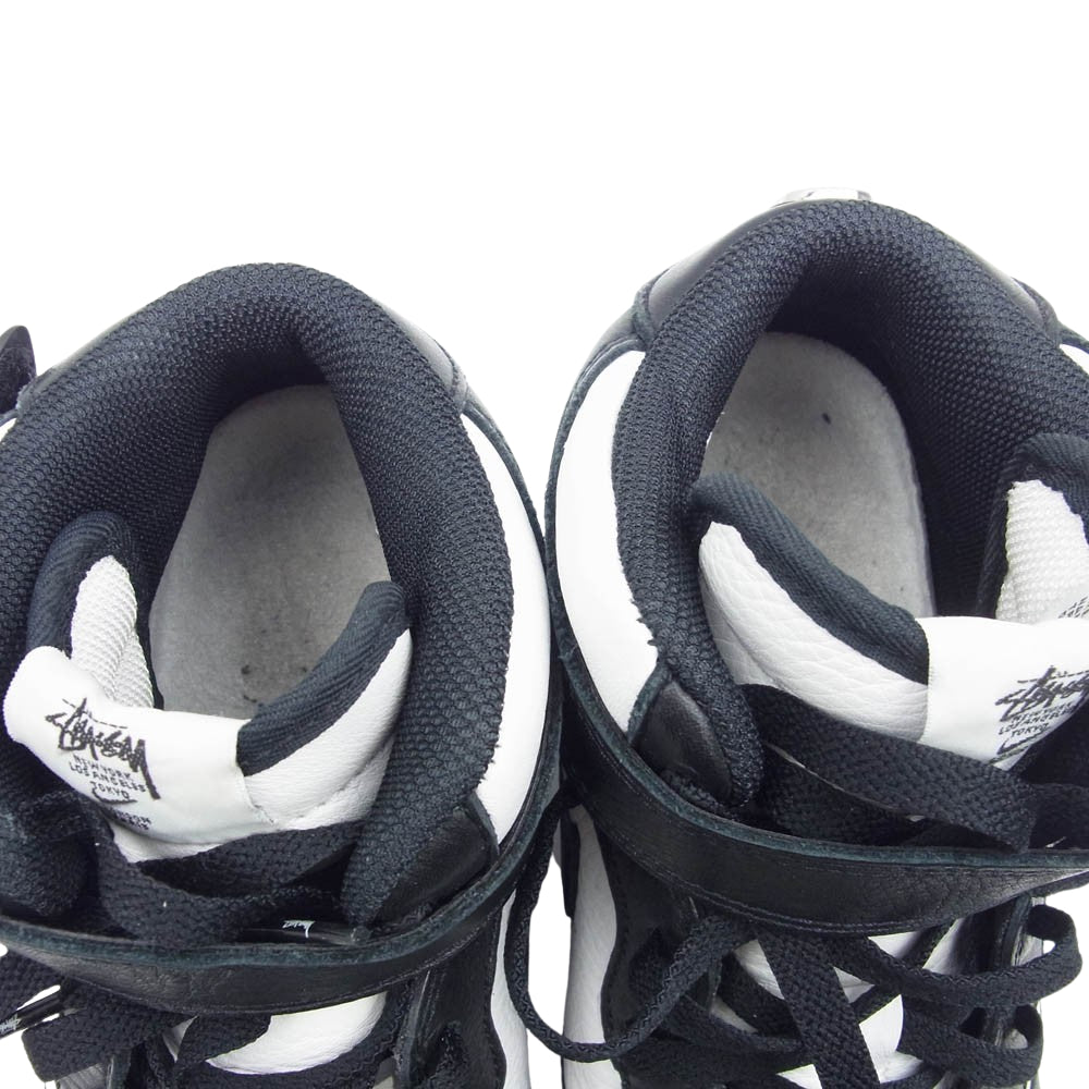NIKE ナイキ DJ7840-002 × Stussy Air Force 1 Mid ステューシー エアフォース1 ミッド ブラック系 ホワイト系 27cm【中古】
